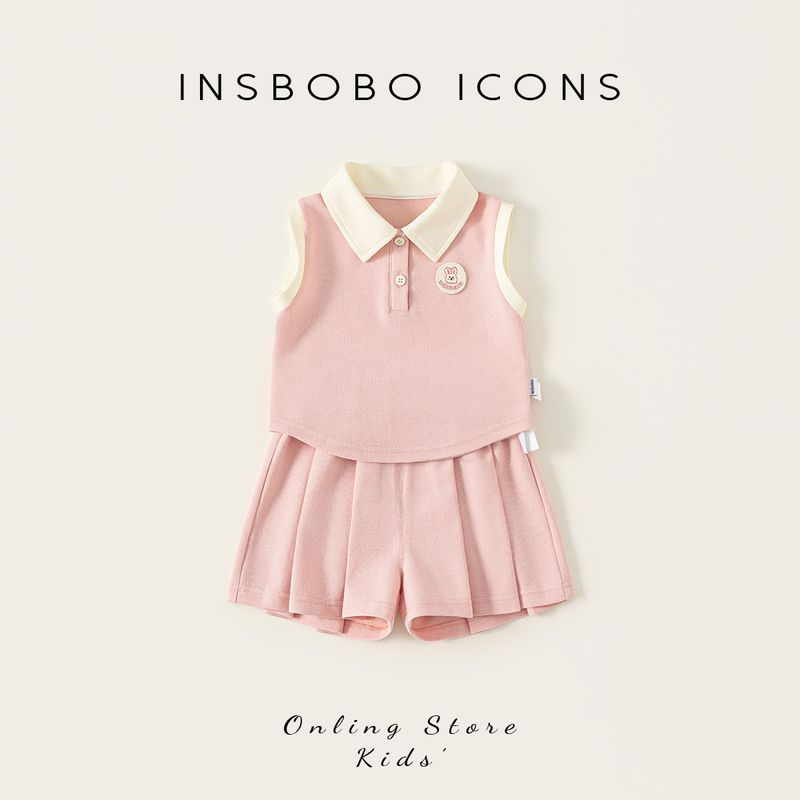 Insbobo Girls  Summer Clothing 2026 New Stylish Summer Outfit for Baby Girls, Very Beautiful Children s Clothing