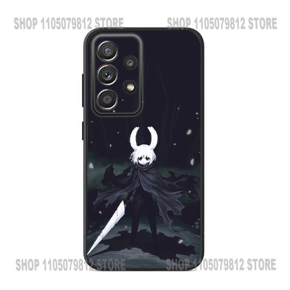 Game The H-Hollow K-Knight Phone Case For Samsung S25,24,23,22,21,20,Ultra,10,10E,Plus Note20 Black Case