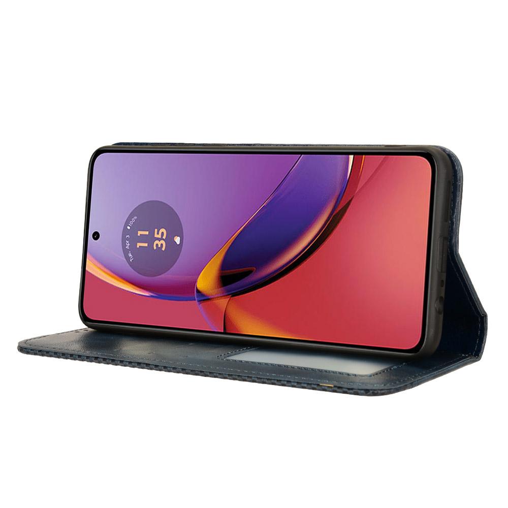 For Motorola Moto G84 5G Case Folding Stand PU Leather Wallet Phone Cover
