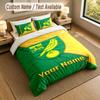 Bedding Set 1 Duvet Cover 2 Pillowcases Norwich City Print Soft Bed Linen Bedroom Decor