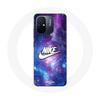 Case - Maniacase - Xiaomi Redmi 11A - Nike Logo - White - Flexible - Colorful