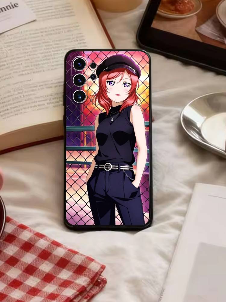 Love Live-Nishikino Maki Handyhülle Für Samsung S26,S25,S24,S23,S22,S21,S20,Plus,Fe,Lite,Andere Schwarze Hülle