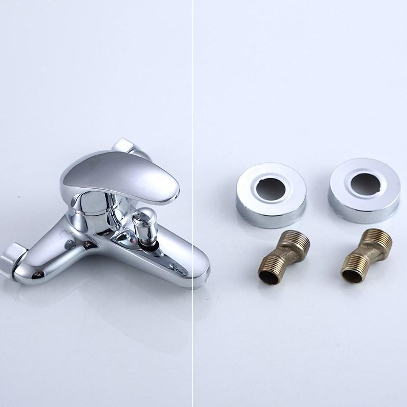 Hot and Cold Three-Piece Concealed Bathtub Shower Mixer Faucet