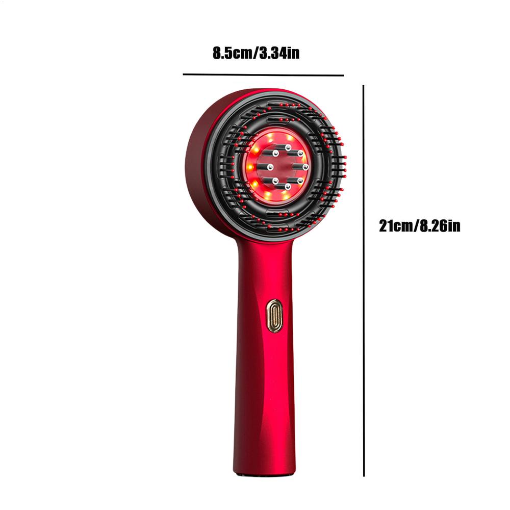 

2 In 1 Electric Massage Comb VibrationScalp Massage Comb Hair Oil Applicator Hair Care Anti Hair Loss Comb Scalp Massager Brush