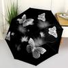 1pc Butterfly Design Folding Umbrella, Durable, Suitable for Outdoor Activities or Rain, Suitable for Commuting yy251027106