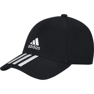 adidas Baseball Cotton Cap GNS09 OSFZ Men's 3-Stripe Black/White/White (FK0894)