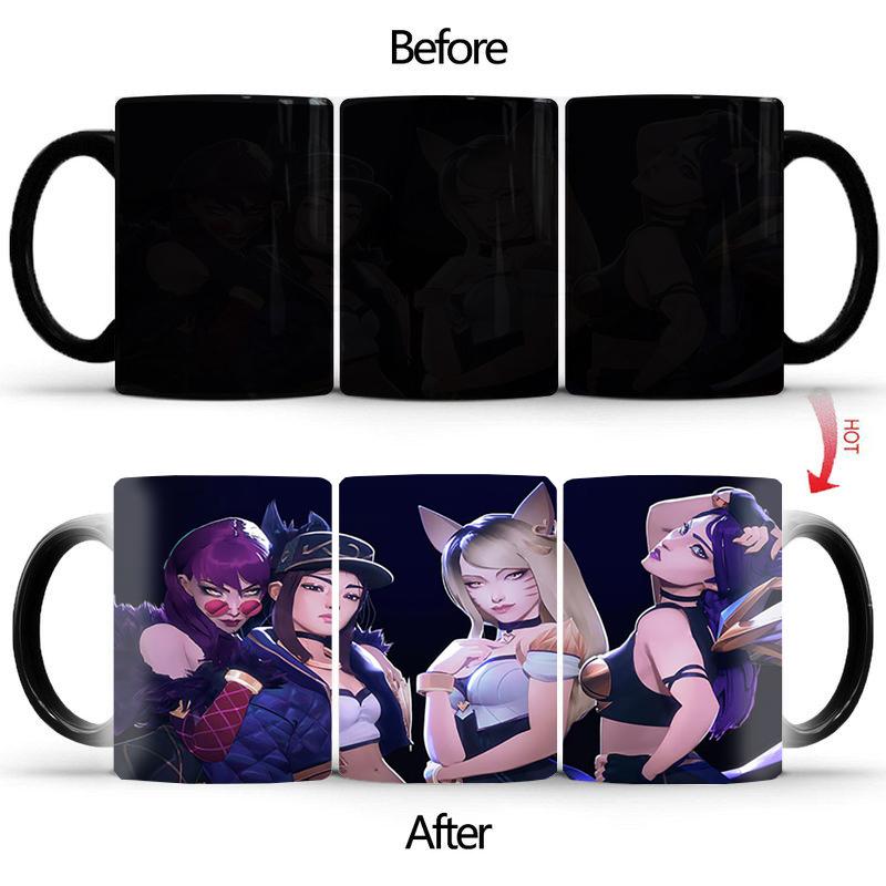 

Волшебная кружка Bad Sexy Girl Surprise Cup BSKT-035 Персонализированные подарки Термочувствительные кружки Кофейные чашки Посуда для напитков Заготовки для сублимации 350ml