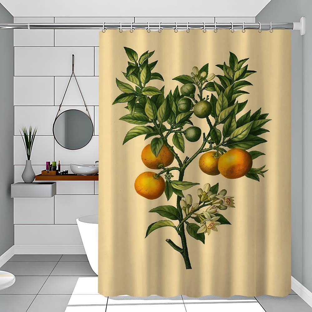 Bilingual French Educational Learn Number Alphabet Solar System Shower Curtain Repellent And Leak-Resistant Mold And Mildew