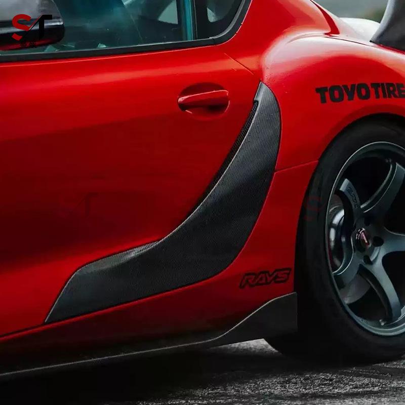 Carbon Fiber Door Sill Trim for Toyota Supra A90/A91