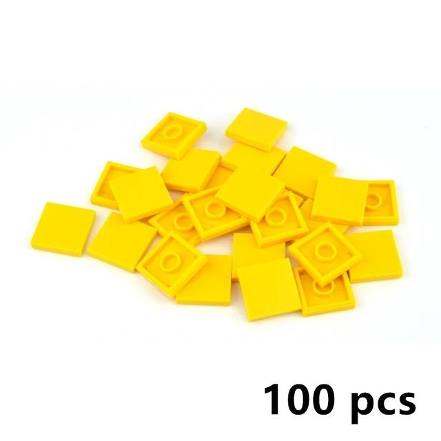 Bricks Smooth 2x2 Floor Printed Tile Assembled Building Blocks Decoration Ceramic Tile MOC City House Construction Toys