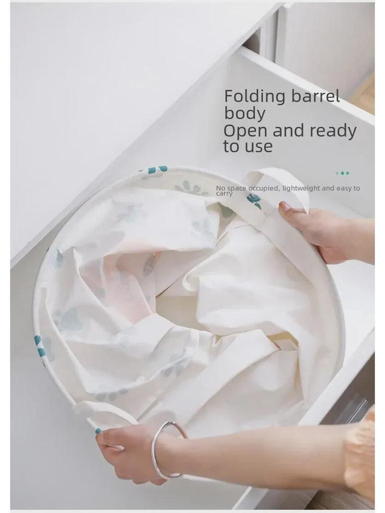 Multifunkční úložný koš na oblečení a hračky do domácnosti