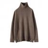 Cashmere Women's High Neck Loose Knit Sweater - Autumn Winter Edition