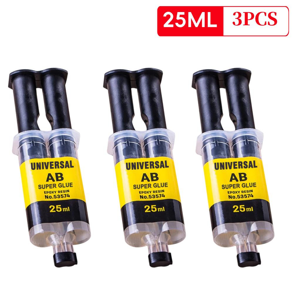 

1-3 ШТ 4 мл/25 мл Епоксидна смола Рідкий Клей AB Пластик Дерево Міцний Швидковисихаючий Клей Водонепроникний Клей для ремонту металу