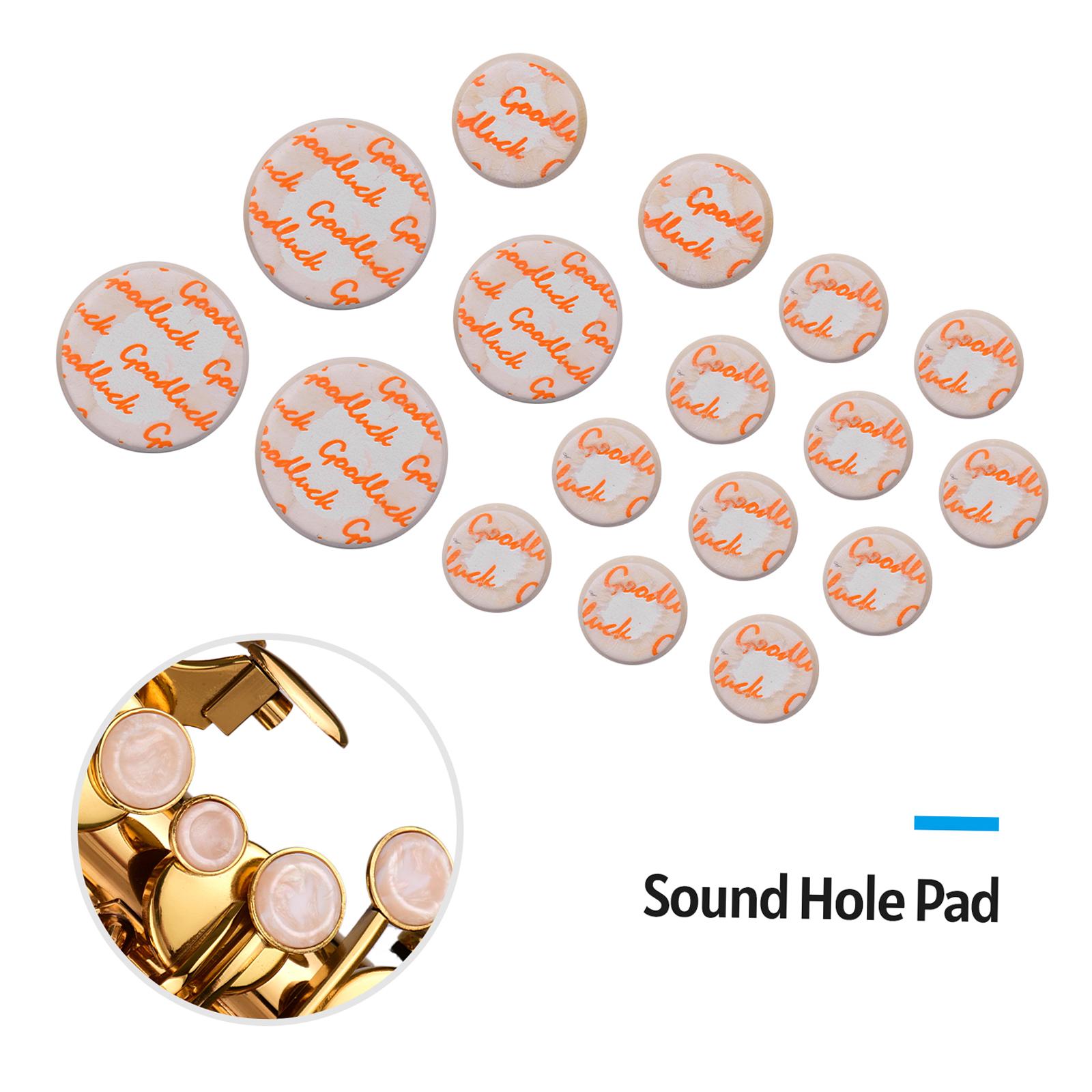 Clarinet Neck Joint Cork and Pad Set 10 Piece of Clarinet Neck Joint Cork 17 Piece Clarinet Pads for Bb Clarinet бежевый