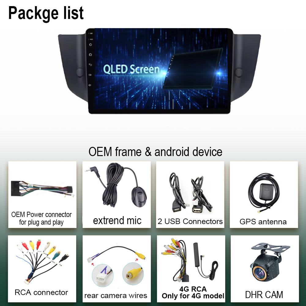 For Roewe MG 550 6 MG6 2008-2015  Android 14 Multimedia Stereo Radio QLED Player Navigation Carplay HDR Wifi 5G NO 2DIN Dvd HDR