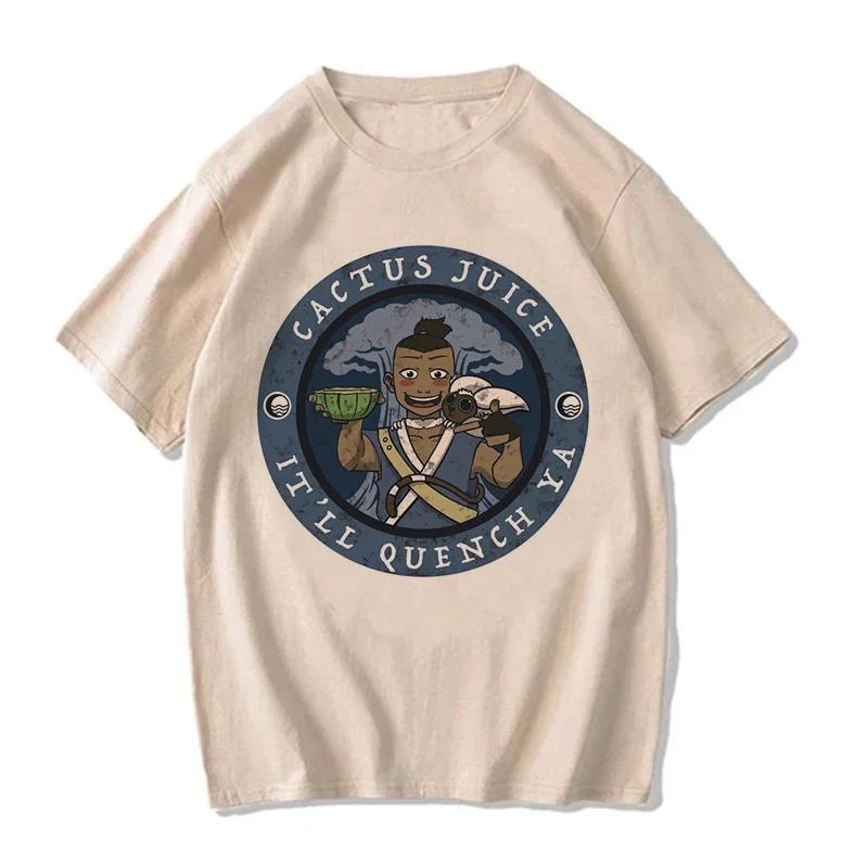 Avatar The Last Airbender Tee Shirt Appa Yip Harajuku EU Size Tshirt Fashion Mange T-shirt Y2k Streetwear Hip Hop Vintage Tops