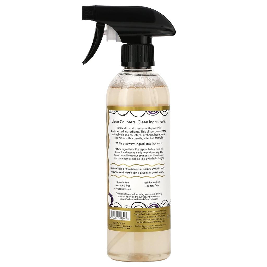 Zoom Clean, Granite & Countertop Cleaner, Frankincense & Myrrh, 16 fl oz