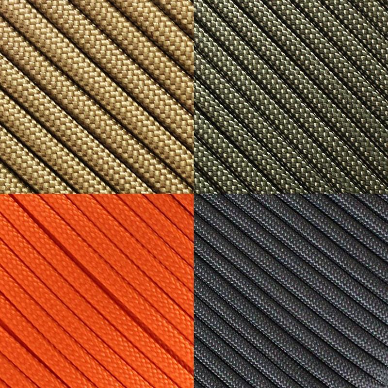 50M 7-adriges Paracord-Seil für den Außenbereich, Polyester, Fallschirmschnur, Camping, Überleben