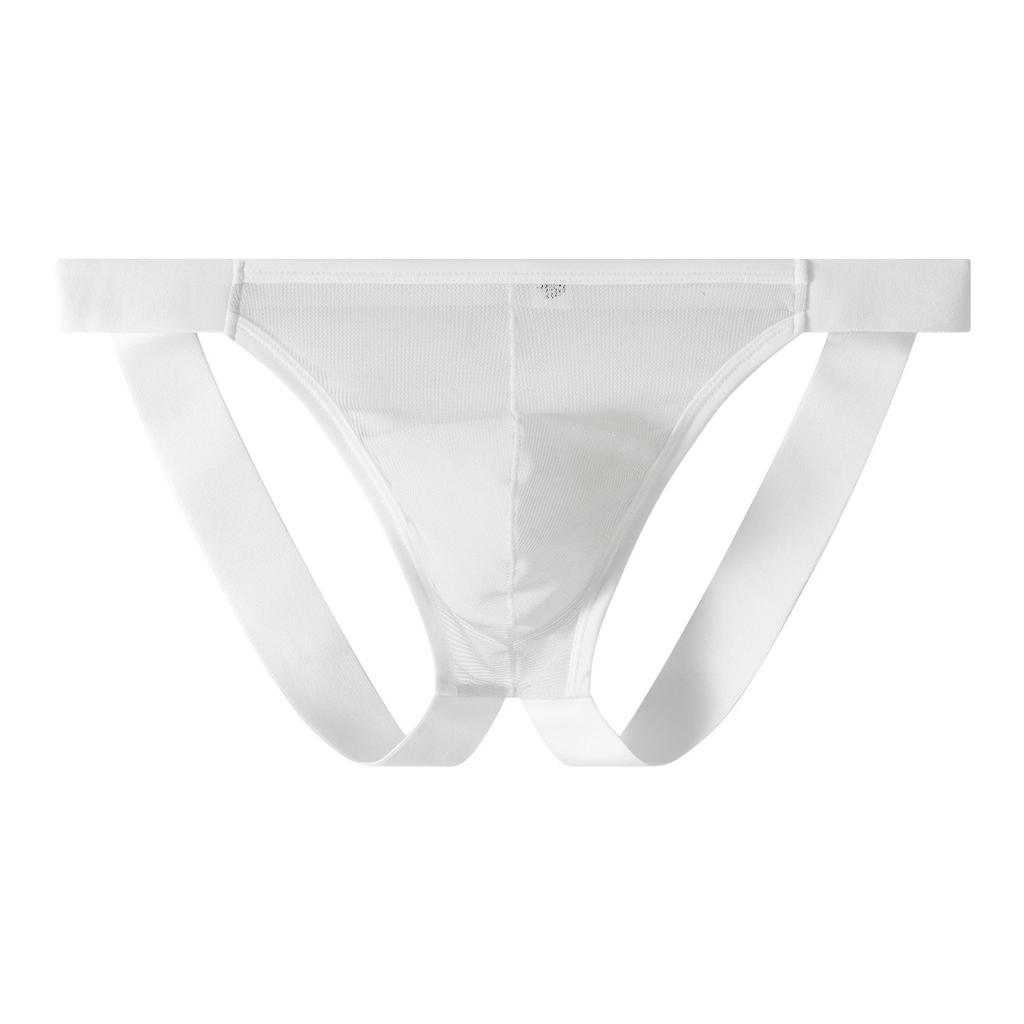 Men's Underwear Transparent Mesh Fun Thong Men's Solid Color Thong Underwear