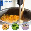 BioloMix HB‑3016 Black 1000W 3‑in‑1 Hand Blender 30‑Speed Turbo Immersion Blender