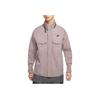 Nike Solid Color Logo Embroidered Hooded Jacket Men Outerwear Grey DC6771-229