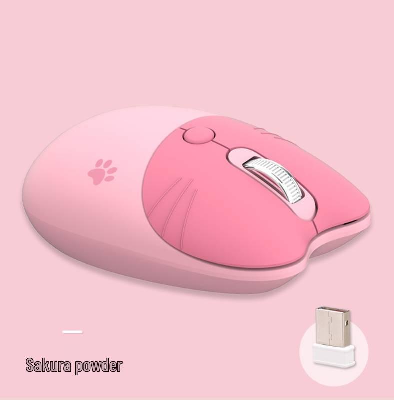 M3 Wireless Silent Mouse - Portable, Cute, and Stylish for Girls' Laptops and Office Use