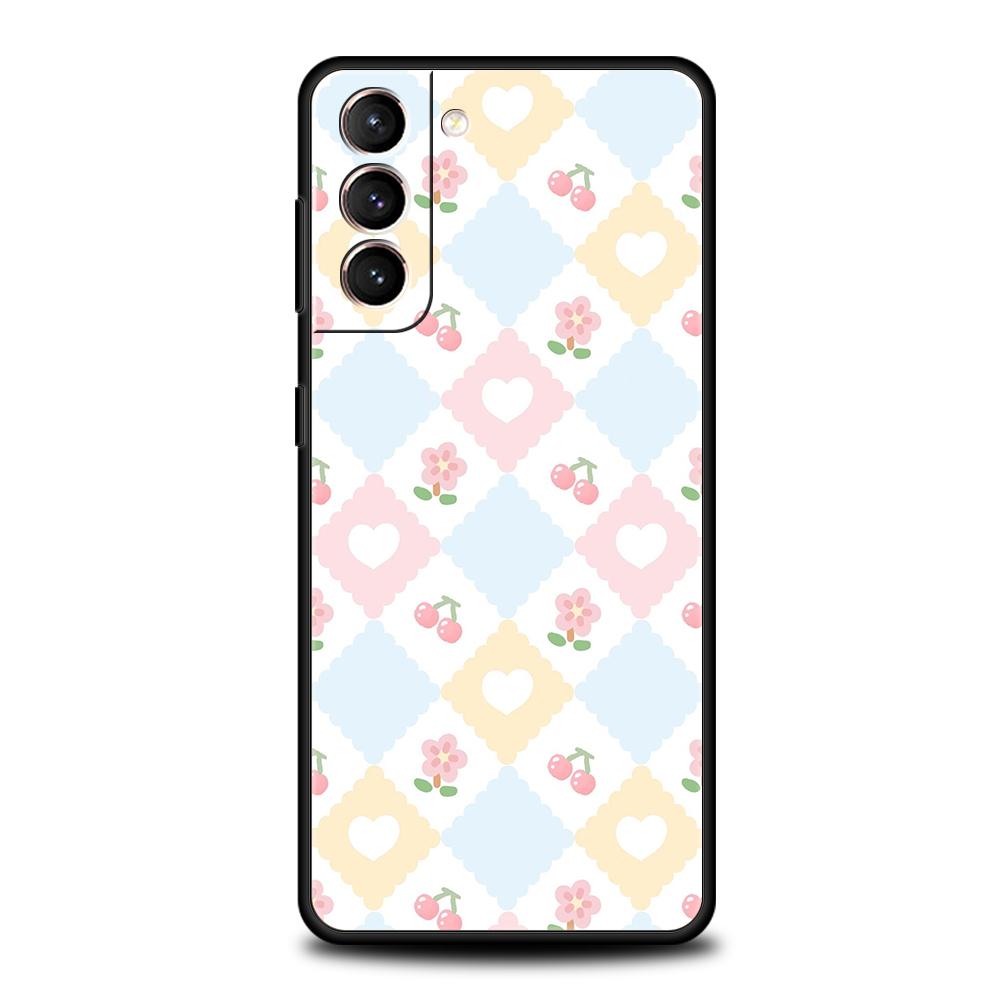 Phone Case for Samsung Galaxy S25 Edge S24 S23 S22 S20 S21 FE Ultra S10 S10E Plus 5G Soft TPU Creative Adorable Cartoon Pattern