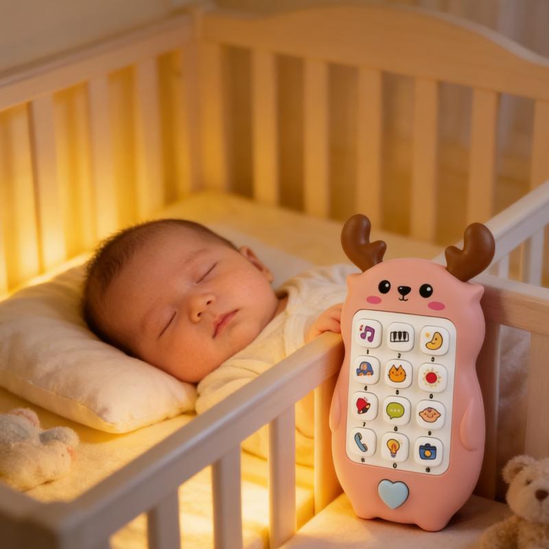 @@Pre-Kindergarten# Educationa%l Toy for Kids_ Tomato *Tunes Travel Toy// Infant's. Cartoon Teaching Device# Baby Phone Toy##