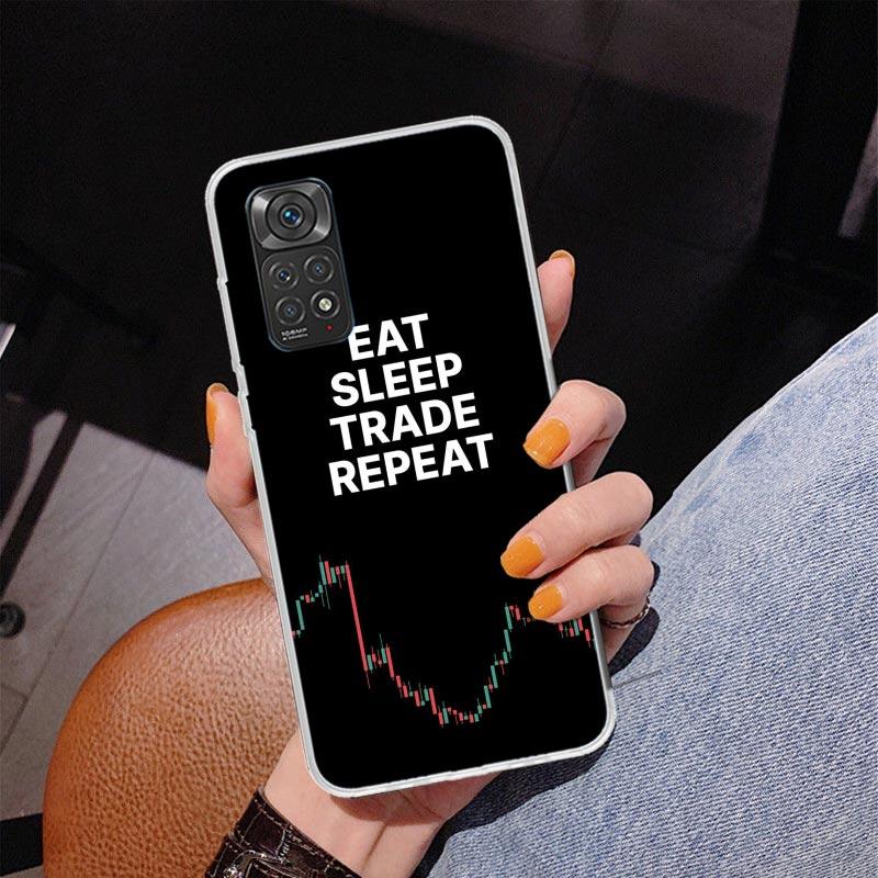 

Trade Investment Forex Stock Market Phone Case For Xiaomi Redmi Note 15 14 13 12S 12 11 Pro Plus 14S 11S 11E 10 10S 11T 5G Perso Redmi Note 14 4G