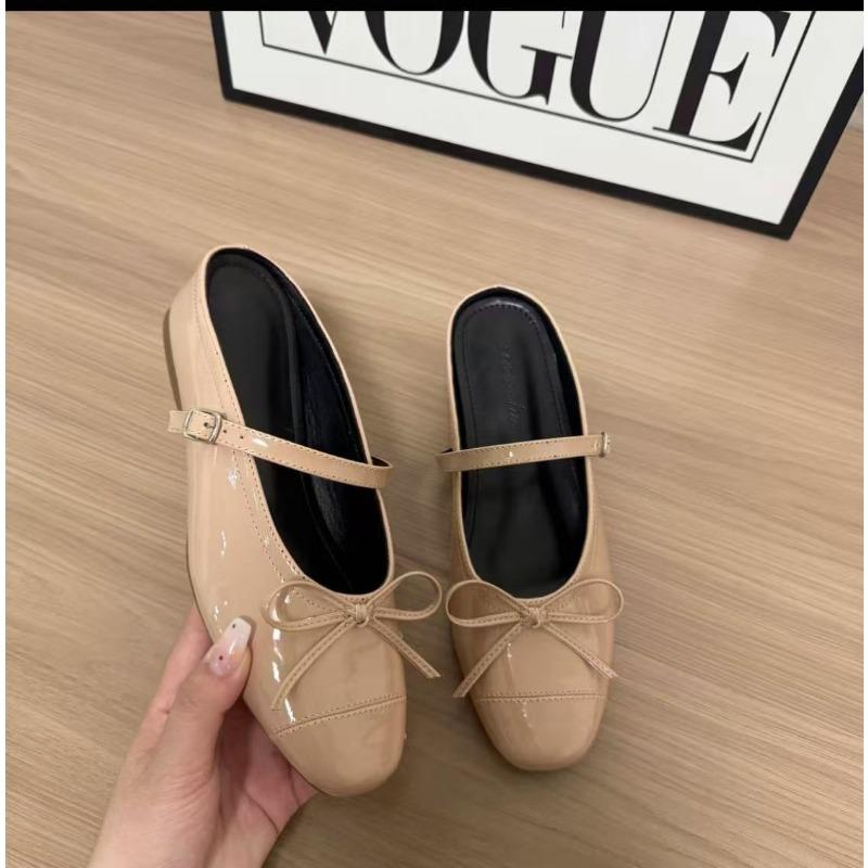 

Silver half drag inside and outside wear height increase 5cm bow Mary Jane small fashion height increase shoes 33 телесный