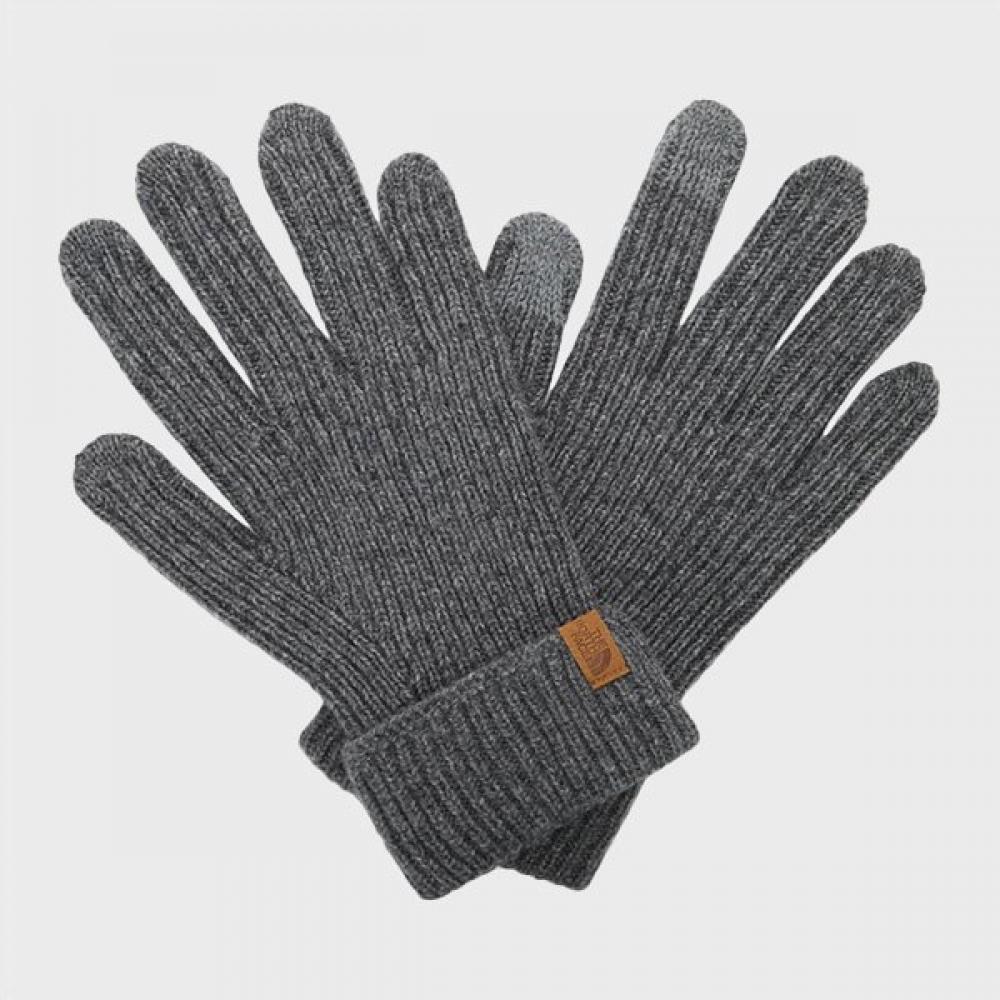 The North Face Knit Gloves Dgy Nj3gr70a L