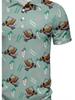 Printed Design – Not Textured Men's Vintage Gorilla Print Short Sleeve T-Shirt - Lightweight Polyester, Summer Golf and Tennis Tee, Fun Animal Design,