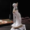 Egyptian Cat Resin Statue Figurine Unique Animal Themed Decorative Ornaments For Study Room Decor