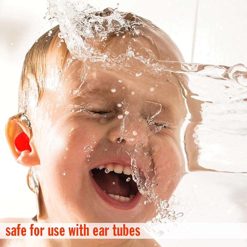 MACK'S silicone ear plugs kids size 6 pairs orange 22dB Item # 10