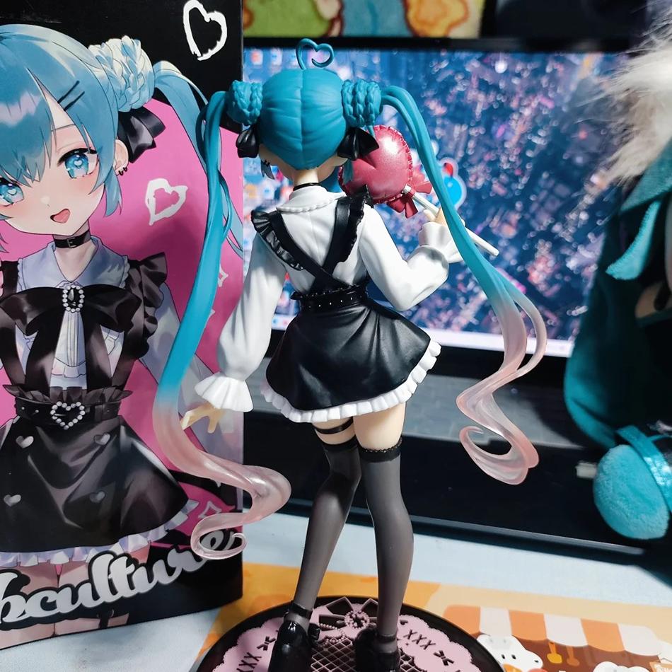 21cm Sexy Girl Hatsune Miku Anime Figure Fashion Subclture Miku Action Figure Christmas Gift PVC Collection Model Doll Toys