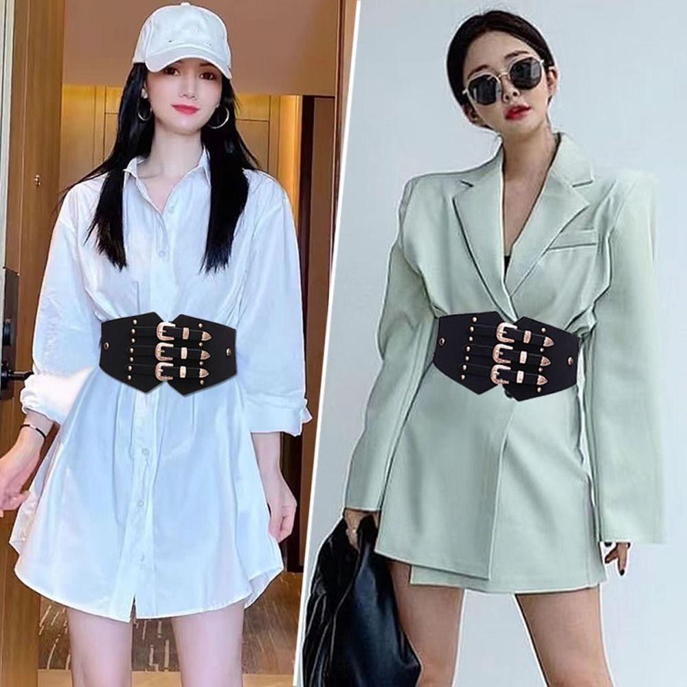 For Girls Wide Side Dress Decoration Coat Decoration Waist Belts Korean Waist Strap Women Waistband