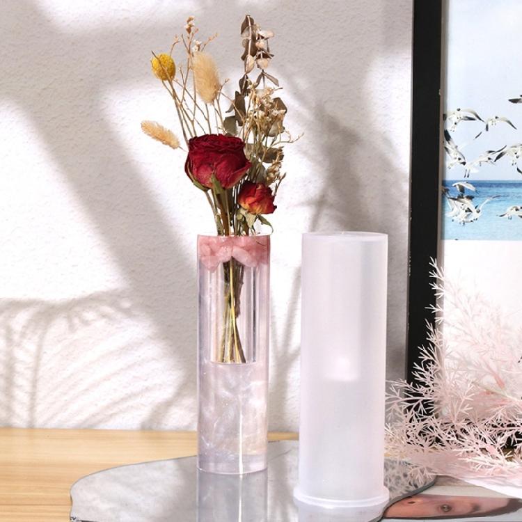 Flower Vase Resin Casting Mold Pen Holder Epoxy Cup Mould DIY Craft Organizer