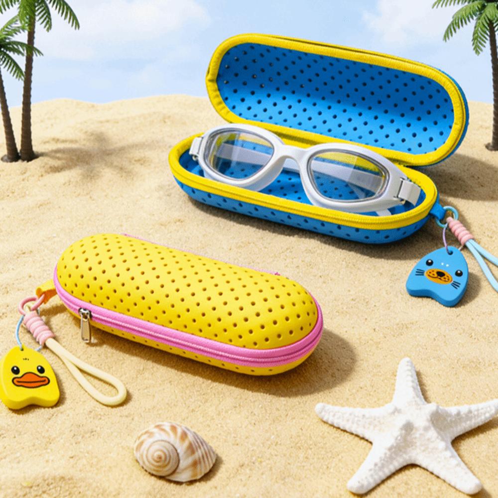Hollow EVA Glasses Case Breathable Sunglasses Protector Swim Goggle Storage Box  Swimming Equipment