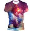 Trička s grafikou Vast Starry Sky Universe Pro muže Letní móda Tričko se vzorem 3D Vesmír Planeta Osobnost Trička v cool stylu