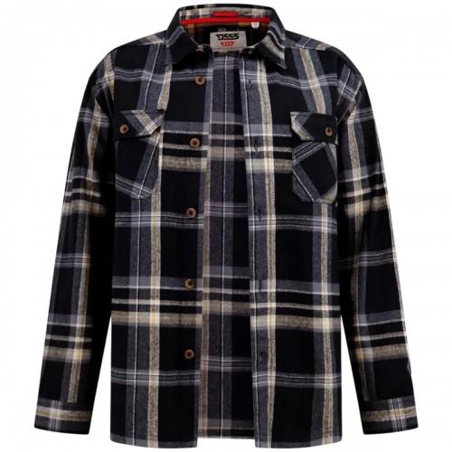 Duke Mens D555 Falkirk Checked Kingsize Shirt Jacket