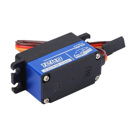Honiwu Servo Motor, 12KG Drift Package, Servo Brake High Torque Servo Saver, 1:10 Digital Servo Pack with Screws, Mini Servo, Energy-Saving, RC Car Mo