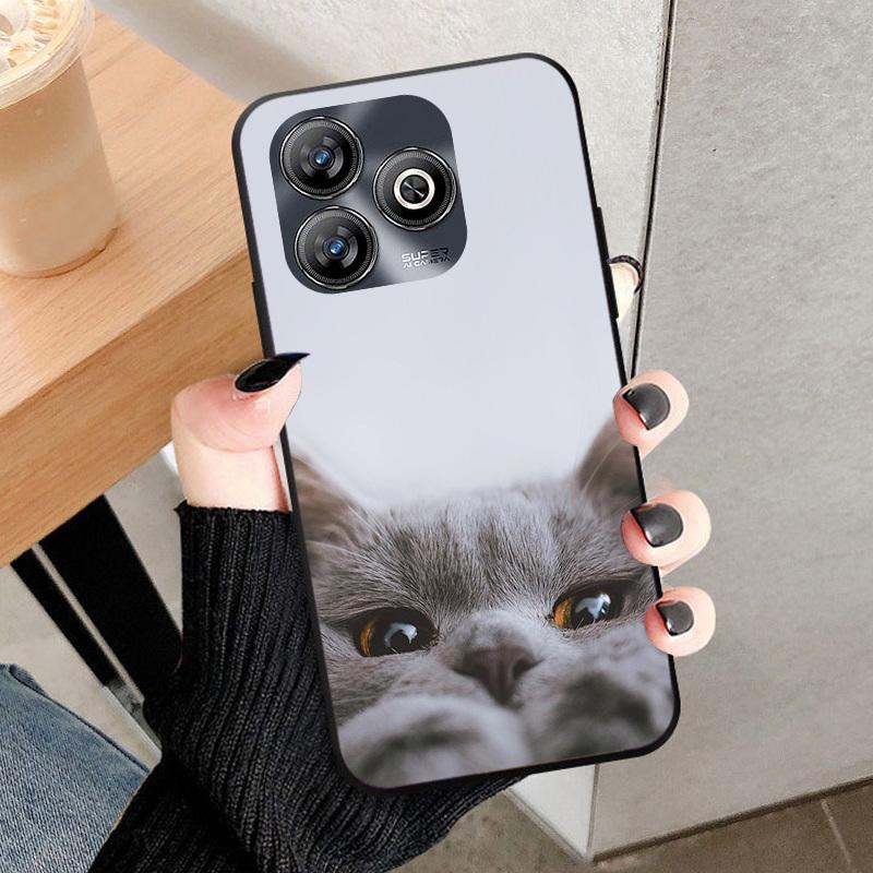 Für ZTE BLADE A75 4G Hülle Coque Luxus Stoßfest Weiches TPU Silikon Handyhülle Für ZTE BLADEA75 Fundas Capa Modehülle