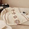 Nap Blanket for Air-Conditioned Rooms, Lightweight Flannel Throw Blanket, Double-Sided Soft Anti-Static Cozy Shawl for Home Office Travel Dorm