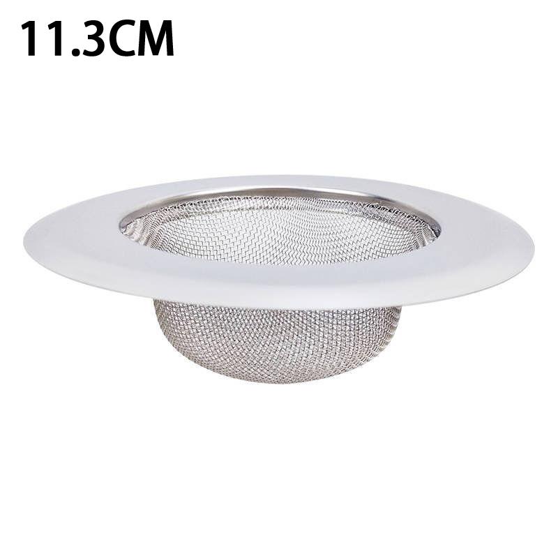 Sink Drain Mesh Filter Stainless Steel Disposable Collector Food Scrap Strainer for Kitchen Basins Suitable for Home Cleaning