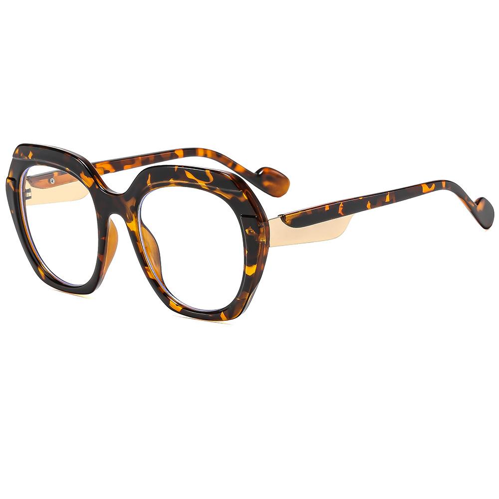 Fashionable Big Frame Anti Blue Light Women Presbyopic Glasses HD Computer Eyeglass Reading Strength 0 to +6 0