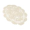 Placemat Home Decoration Oval Vintage Hand Crochet Cotton Lace Doilies