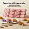 Food Grade Silicone Baking Mold Non Stick Surface Cute Shapes Perfect For Home Baking Mousse Cake Jelly