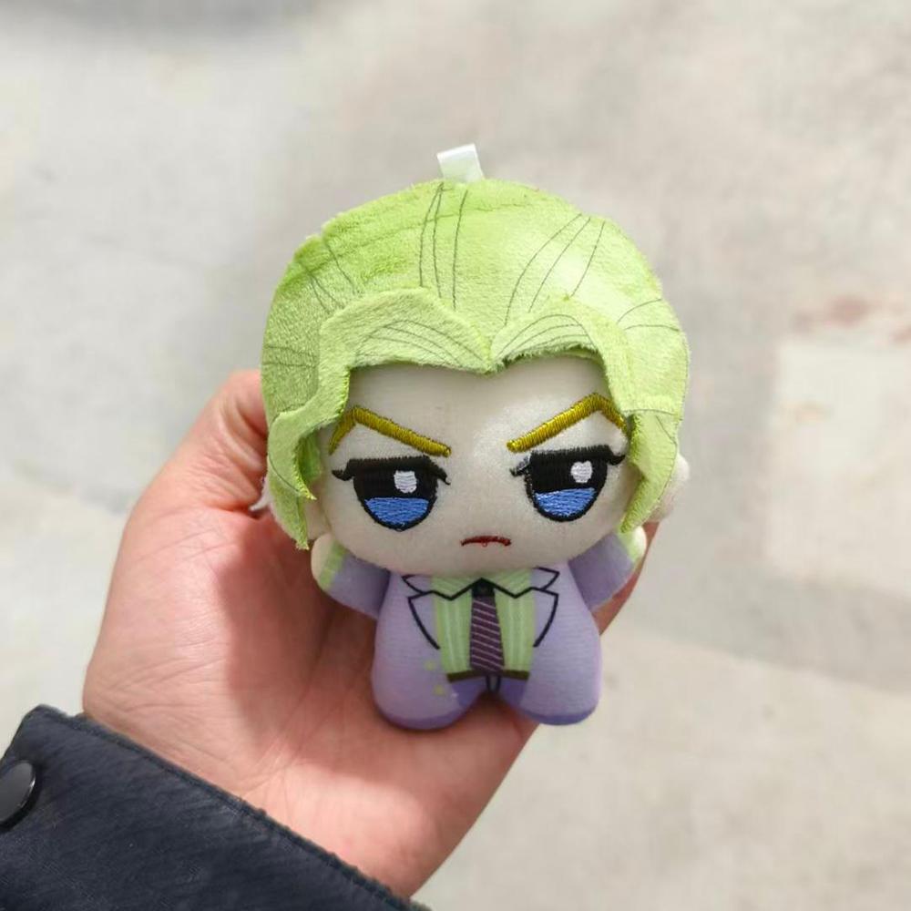 

10cm JoJo s Bizarre Adventure Plush Doll Higashikata Josuke Stuffed Toy Fan Holiday Birthday Gift Kira Yoshikage Plusie Doll 10cm зелёный