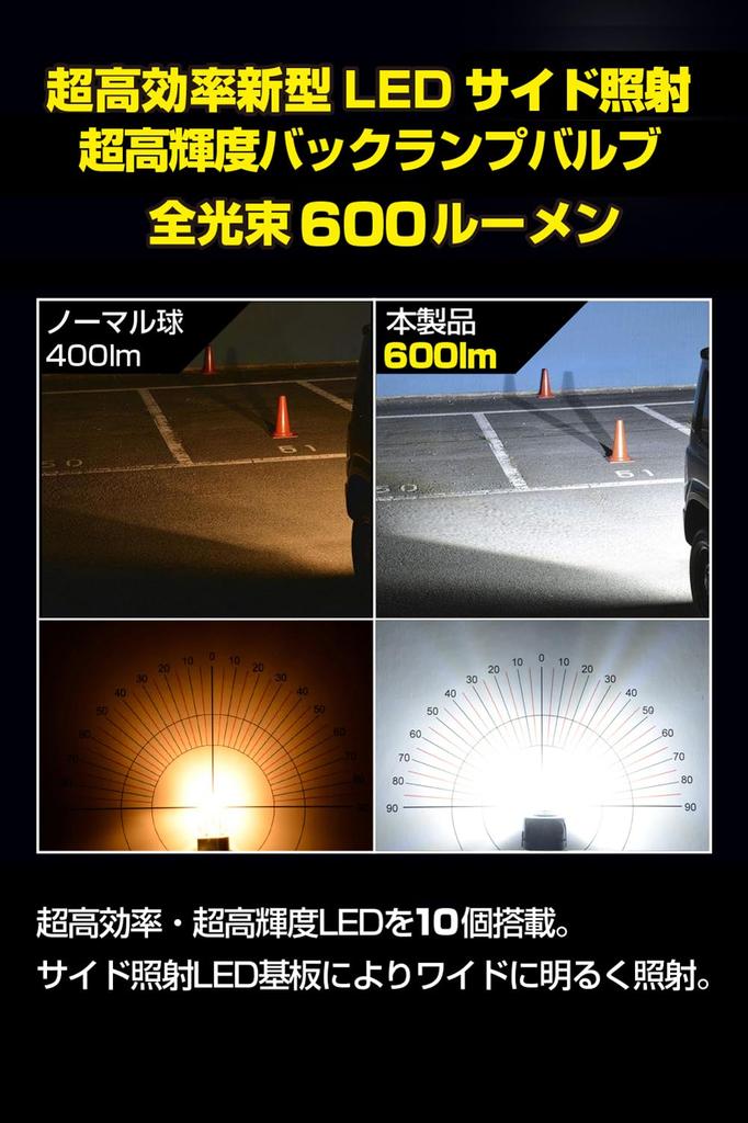 M's Basic by IPF Back Lamp LED Car T16 600lm