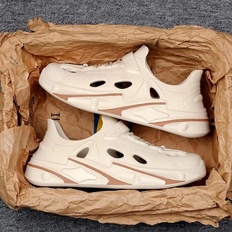 Fashion Sports Shoes for Men Hole Expensives Casual Comfortable Pvc Clearance Sale Summer Luxury H Trend 2025 Japanese Color Man Sandals